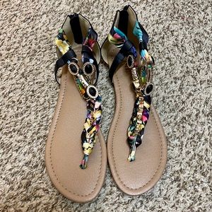 Venus Tropical Colorful Vacation Sandals